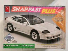 AMT Snap Fast Dodge Stealth Twin Turbo Model Car Kit 1:25 Scale NEW