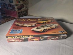 Vintage 1/25 MPC ERTL INDY PACE CAR SET CORVETTE CAMARO FIREBIRD NOS SEALED 1987