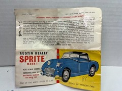 1/32 AIRFIX VINTAGE M2C AUSTIN HEALEY SPRITE MARK 1 MODERN CARS MADE IN ENGLAND