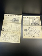 Vintage Monogram Model Kit Instructions Tijuana Taxi Paddy Wagon Red Baron More