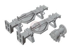 Rado 1/35 Stockwinde Vehicle Jacks for Sd.Kfz.234 Series WWII (3 pcs) RDM35S48