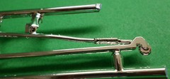 1 Pair Chrome Wheelie Bars Pro Mod Street Drag Car 1/25 AMT 1966 Chevy Nova SS