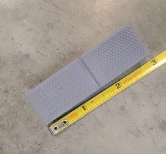 3D Printed 1/25 Diamond Plate Truck Tool Box Saddle Box