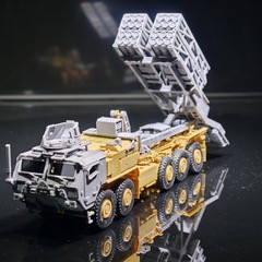 1/35 M142 High Mobility Artillery Rocket System with MKR18 Model Kit 3D Printed
