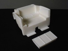 1950 VW HEBMULLER ROADSTER RESIN CONVERSION KIT for 1/24 TAMIYA 1966 VW KITS