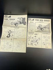 Vintage Monogram Model Kit Instructions Tijuana Taxi Paddy Wagon Red Baron More