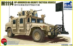 BRONCO CB35092 1/35 M1114 Up-Armored Tactical Vehicle-Armor Reinforced Type kit