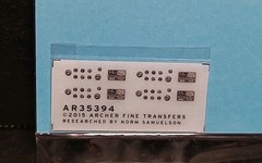 Archer Fine Transfers 1/35 U.S. White 666 Instruments & Placards # AR35394