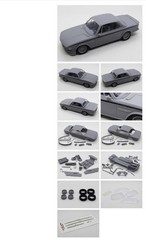 DiOlex DP24167 1/24 3D print resin kit Alpina B2 (BMW E9) with regular decals