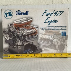 Revell Ford 427 Engine Model Kit 1:6 Scale Plastic Painted 85-1443 2007 NEW NOS