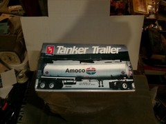 VINT AMT AMOCO GAS TANKER TRACTOR TRAILER 1/25 PLASTIC MODEL KIT – SEALED