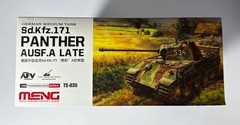 Meng TS-035 1/35 Scale Sd.Kfz. 171 Panther Ausf. A (Late) – 2017, Parts Sealed