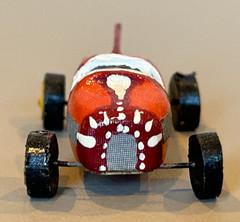 Vintage Custom Built Wood Midget Racer Model Indy 500 Marx Slush Race Stock Car