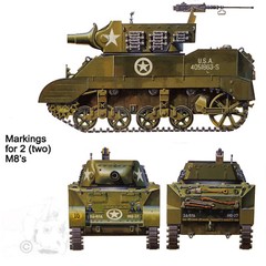 TAMIYA 35312 1/35 M8 US HOWITZER MOTOR CARRIAGE KIT W/ 3FIGURES MODEL KIT
