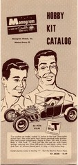 Monogram Model Hobby Kit Original 1960’s Plastic Model Kits Fold Out Catalog