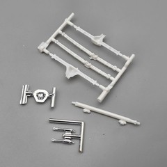 AMT 1/25 1968 Plymouth Road Runner Parts Kitbash Rear Suspension Chrome Shocks