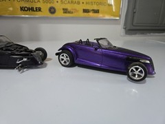 🔥Vintage 2x Plastic Model Kit Plymouth Prowler Built – Read Desc