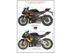 Blue Stuff Decal Sheet 1:12 Scale Yamaha R1M “Barry Sheene” suit Tamiya Kit