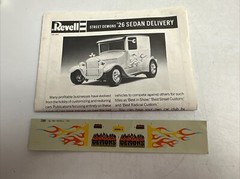 Revell 1/25 ’26 Sedan Delivery Street Demons #7391 Open Box & Parts