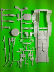77 78 Dodge D100 Pickup Truck 1/25 Frame Chassis Axle Rear End Exhaust Model Car