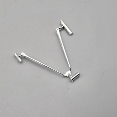 Revell 1/25 1929 29 Ford Model A Parts Kitbash Chrome Front Suspension Wishbone