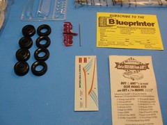 New Open Box AMT ERTL 1957 Ford Fairlane 500 1/25 Model Kit #8028 Sealed Parts