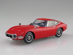 AOSHIMA 1/32 The Snap Kit Toyota 2000GT Solar Red Plastic Model 05B
