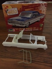 1:25 For 63-64 Revell Impala Resin Convertible Half Up-top. Kit Not Included