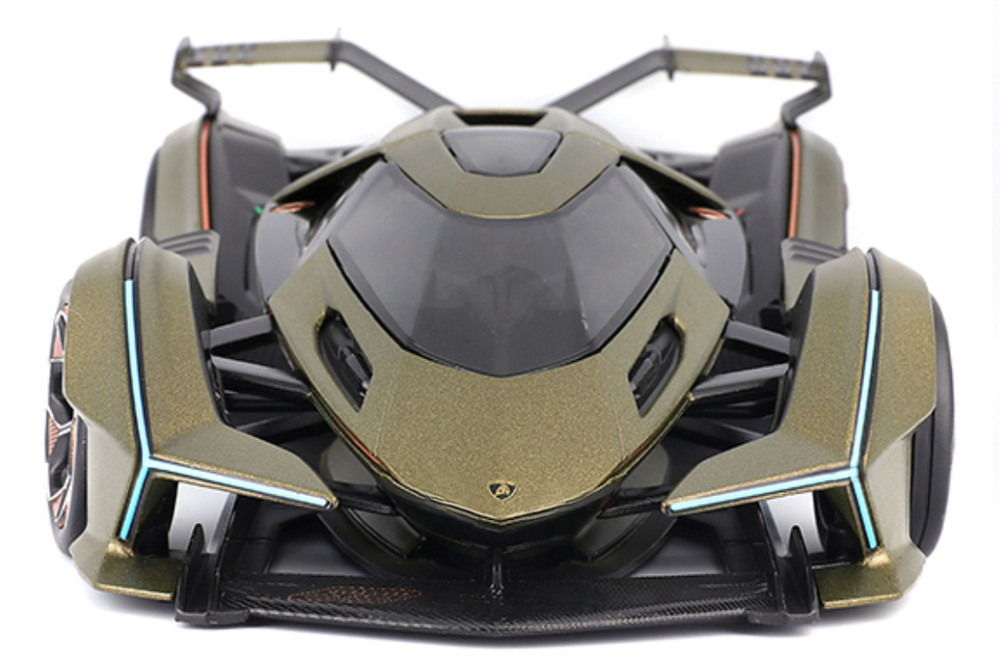 Lamborghini 1:18Race Car12Custom Built Concept Metal Body Model Carousel Green24