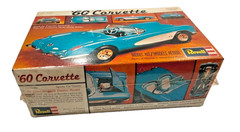 VTG. 1984 REVELL 1:25 SCALE ” 1960 CORVETTE CONVERTIBLE ” PLASTIC KIT H-1203