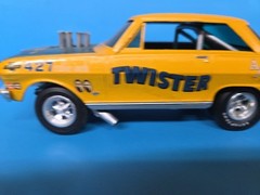 Vintage AMT 1965 Chevy II Nova Funny Car Built Model 1/25 Survivor 427 Twister