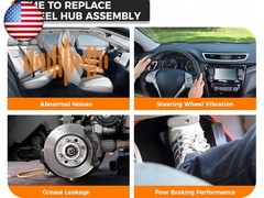 2PCS 512333 Rear Wheel Bearing Hub Assembly Compatible with Jeep Compass