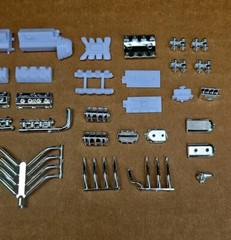 AMT 1/25 1963 CHEVROLET CHEVY II NOVA STATION WAGON HEMI CUSTOM DRAG ENGINE