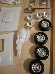 Revell 1970 Dodge Challenger T/A 2in1 1:24 Model Kit Partially Together