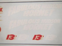 LAST CHANCE!! Salt Flats Hudson Hornet 1/25th Decal from Fremont Racing