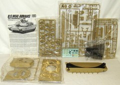 Tamiya #MM-156 US M1A1 Abrams 120mm Gun – Battle Tank 1:35 Scale Open Box – NOS