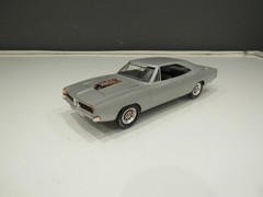 1969 Mopar Dodge Charger Car model Kit 1/25 Built vintage