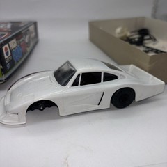 BLUE TANK PORSCHE 935-78 TURBO MODEL KIT 1/28 SCALE Started-parts.