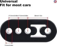 EVIL ENERGY Exhaust Hanger Rubber Adjustable Insulator Bushing Mount 4 Holes
