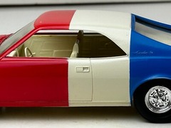 Jo-Han 1969 AMC Javelin SST Promo Car with Original Box, Red to Blue