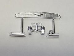 1963 Chevy Nova Wagon CUSTOM 56 DESOTO GRILL / LIGHTS from 1:25 AMT Model Kit 63