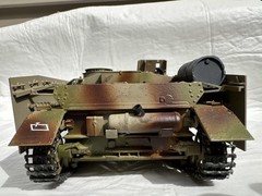 1/35 BUILT STURMGESCHUTZ IV WITH CONCRETE ARMOR-WELL BUILT READY TO DISPLAY.