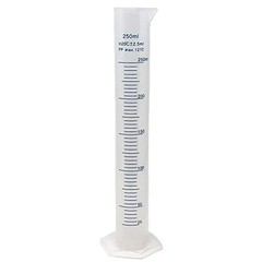 250ml Plastic Graduated Cylinder – Printed and Molded – 250ML PACK – 1