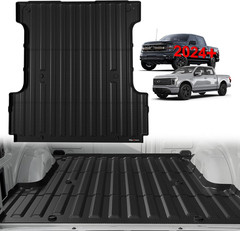 Truck Mat Compatible with 2024-2026 Ford F150 & Lightning 5.5FT Accessories, Tru