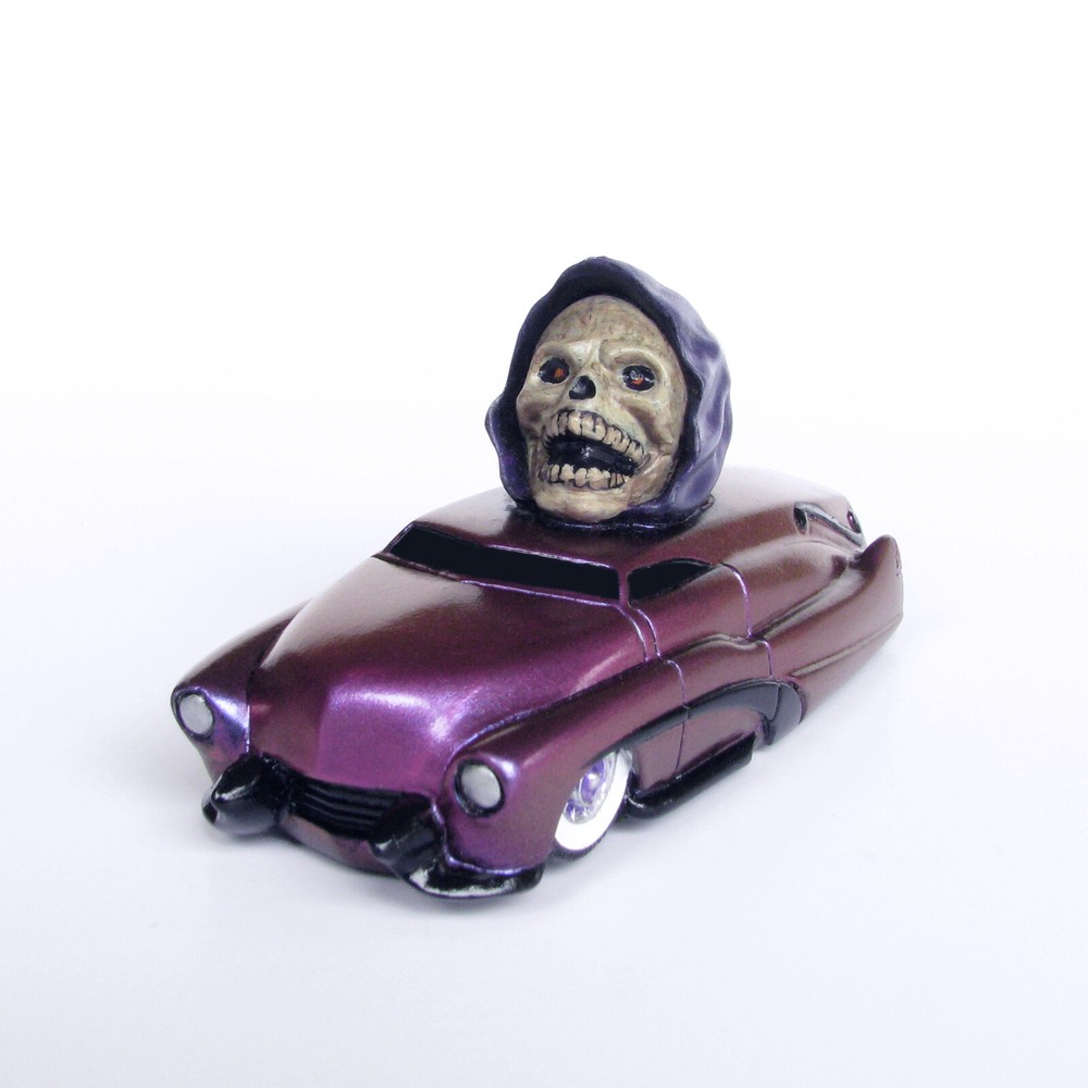 Jimmy Flintstone Lil Shizz resin Skullatore figurine kit aboard a Hearse LS14