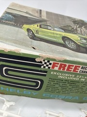 Vintage Original 1968 Shelby GT-500 AMT Model Kit Cobra Record T296 200 PARTS