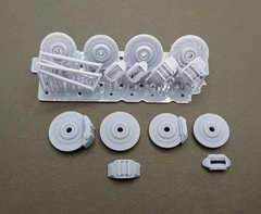 SD-AD01 1/24 Audi R8 LMS GT3 Additional Parts, NUNU Compatible, 3D Printed