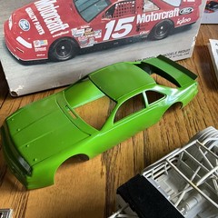 Built Model Car, 1992 Amt Stock Car STARTED, INCOMPLETE, MODIFIED