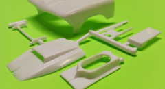 1966 Malibu SS 1/24 Revell Tilt Flip Front Clip Hood Fenders Scoop Race Drag Car