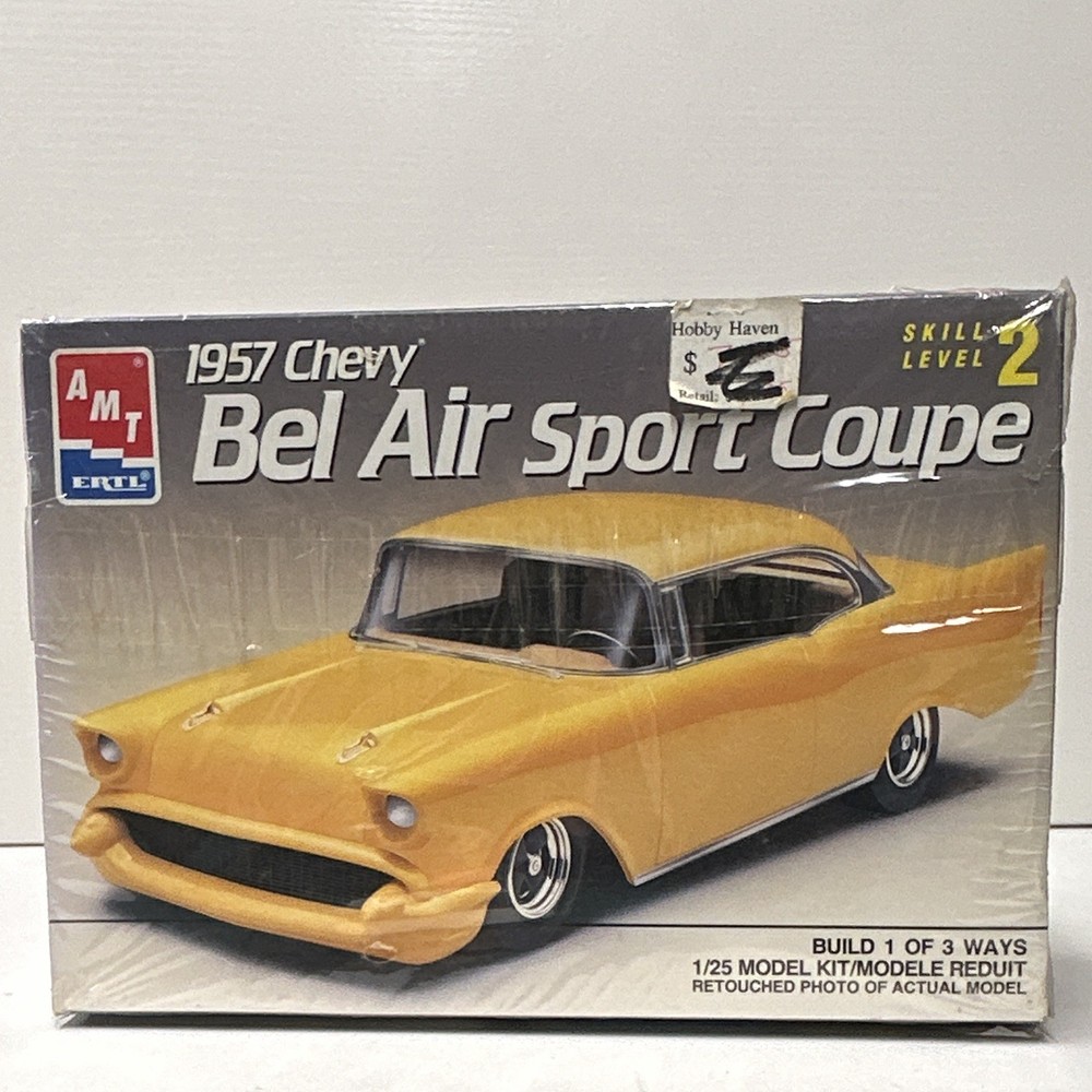 AMT/Ertl 1957 Chevy Bel Air Sport Coupe 1:25 Model Kit Build 3 Ways 6563